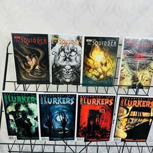 Squidders‎ 1-4 & Meednight Pulp The Lurkers 1-4 Lot IDW Templesmith Steve Niles